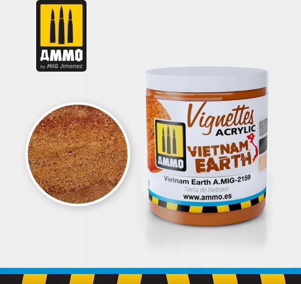 Vallejo Ammo: Ακρυλικό Πηλό - Βινιέτες - Γη Βιετνάμ (100 ml)