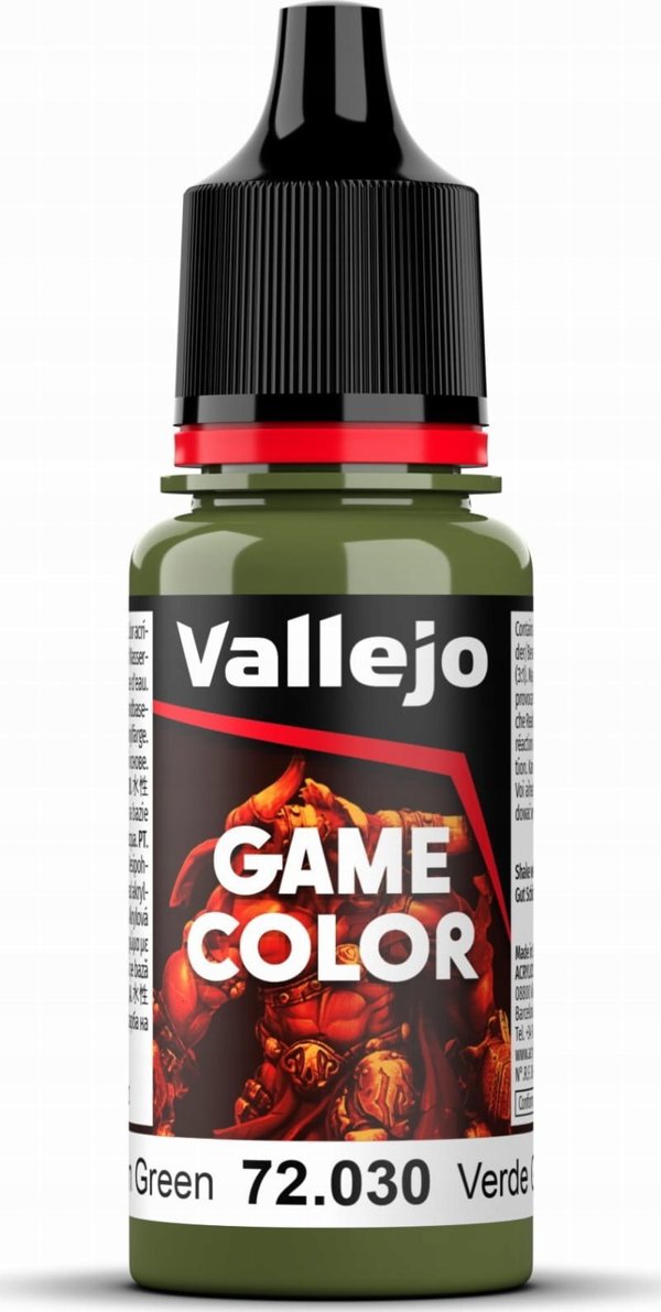 Vallejo Vallejo: 72.030 - Game Color - Goblin Green (18 ml)