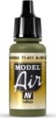 Vallejo Model Air A-19F Grass Green 71.411 Ακρυλικό Χρώμα Μοντελισμού 17ml