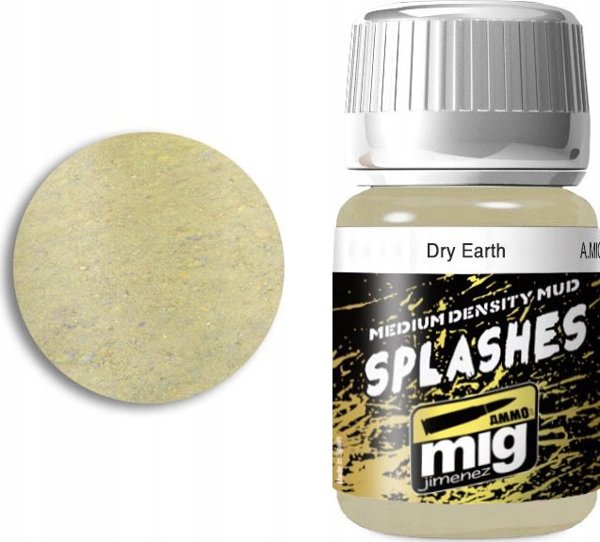 Vallejo Ammo: Splashes - Medium Density Mud - Dry Earth