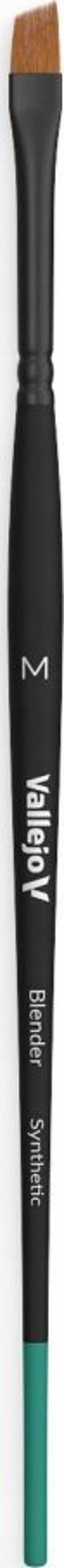 Vallejo Vallejo: B05002 - Blender - Flat Angled Brush - Synthetic M