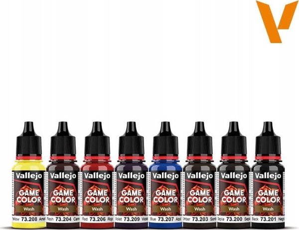 Vallejo Vallejo: 72.190 - Game Color - Game Color Wash (8x18 ml)