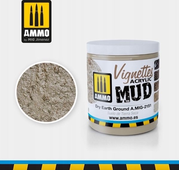 Vallejo Ammo: Ακρυλικό Λάσπη - Βινιέτες - Ξηρή Γη (100 ml)