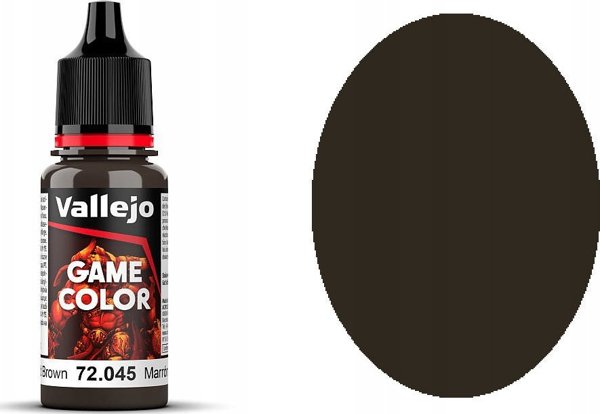 Vallejo Vallejo: 72.045 - Game Color - Charred Brown (18 ml) 13317683 8429551720458