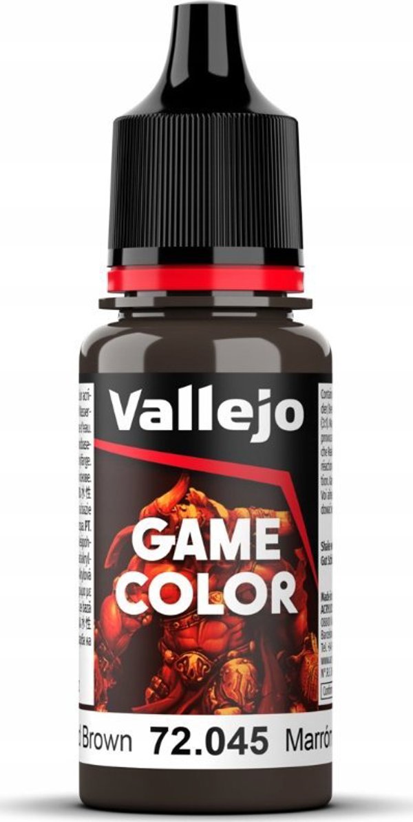 Vallejo Vallejo: 72.045 - Game Color - Charred Brown (18 ml) 13317683 8429551720458