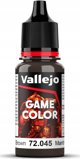 Vallejo Vallejo: 72.045 - Game Color - Charred Brown (18 ml) 13317683 8429551720458