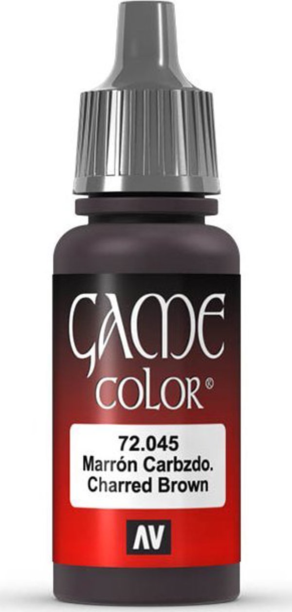 Vallejo Vallejo: 72.045 - Game Color - Charred Brown (18 ml) 13317683 8429551720458