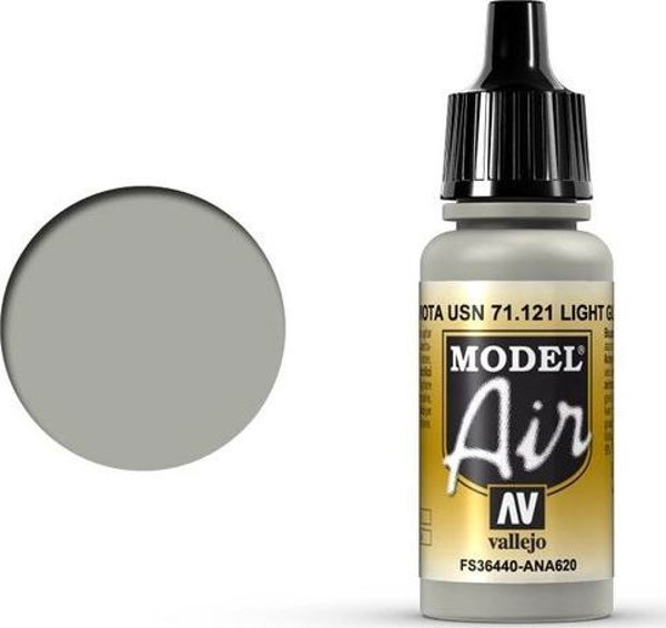 Vallejo Χρώμα Μοντελισμού Model Air 71.121 Ανοιχτό Γκρι Γλάρος (Light Sea Grey) 17ml