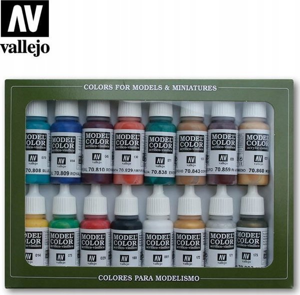 Vallejo Vallejo: 70.142 - Model Color - Medieval Colors (16 x 18 ml)