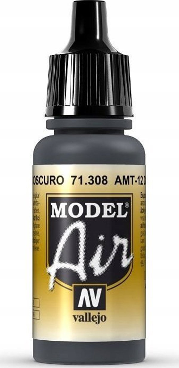 Vallejo Vallejo: 71.308 - Model Air - AMT-12 Dark Grey (17 ml)