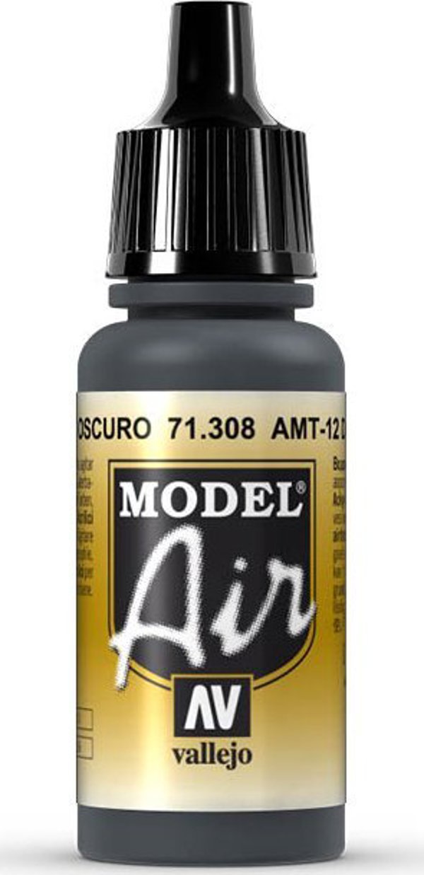 Vallejo Vallejo: 71.308 - Model Air - AMT-12 Dark Grey (17 ml)