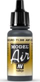 Vallejo Vallejo: 71.308 - Model Air - AMT-12 Dark Grey (17 ml)