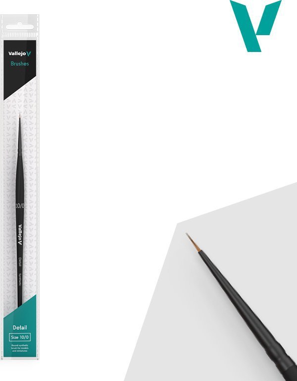 Vallejo Vallejo: B02100 - Detail - Round Brush - Synthetic 10/0