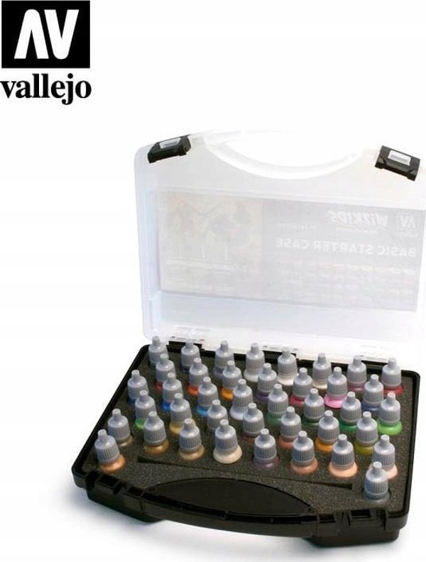Vallejo Vallejo: Wizkids - Basic Starter Case 40x8 ml