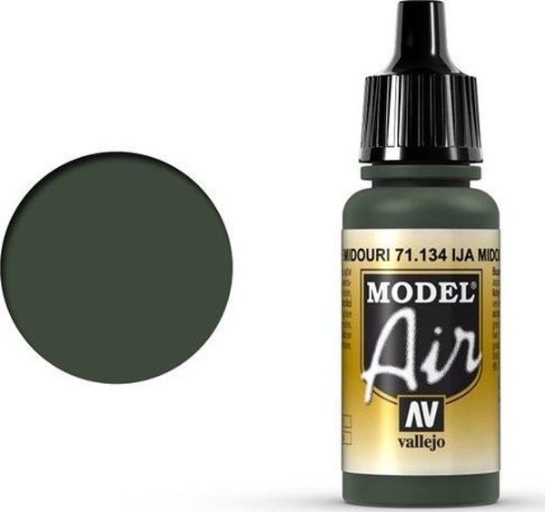 Vallejo Model Air IJA Midouri Green 71.134 Ακρυλικό Χρώμα Μοντελισμού 17ml