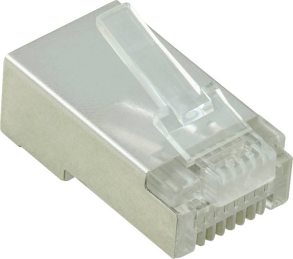 Σύνδεσμος RJ45 θωρακισμένος κατηγορίας 5e (κλάση D), 10 τεμάχια