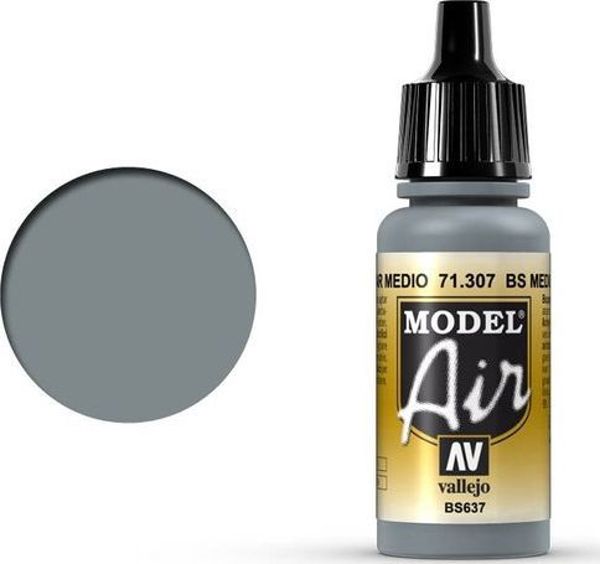 Vallejo Model Air Χρώμα Μοντελισμού Medium Sea Grey 71307 17ml
