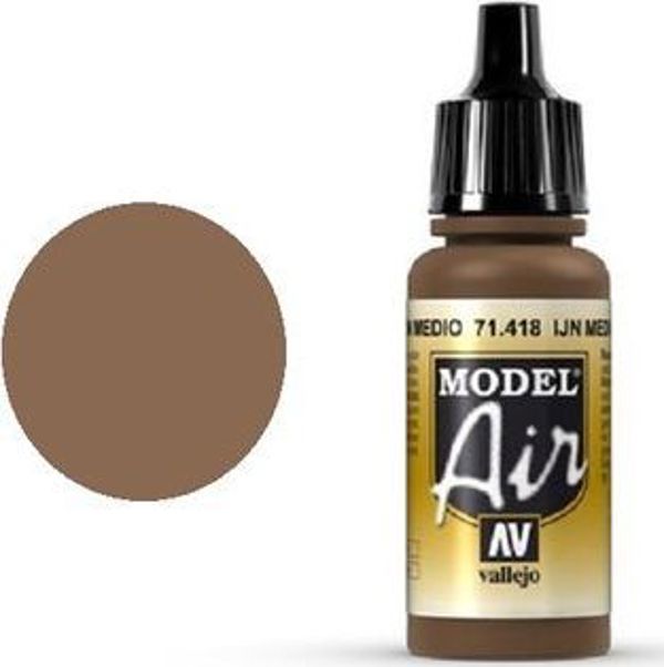 Vallejo IJN Medium Brown 71418 Ακρυλικό Χρώμα Μοντελισμού 17ml