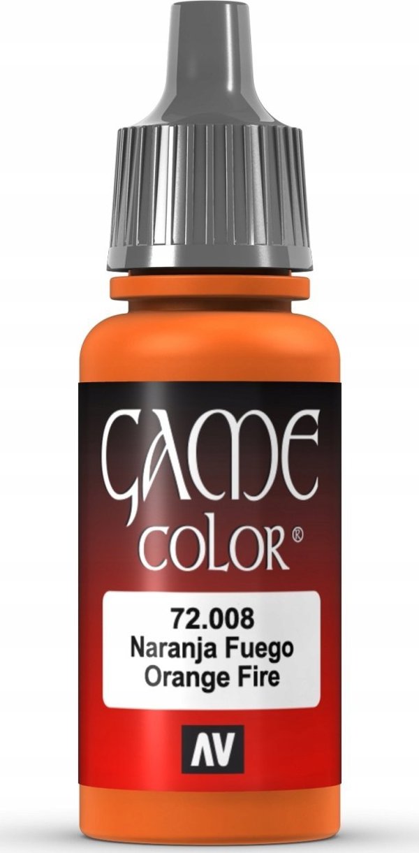 Vallejo Vallejo: 72.008 - Game Color - Orange Fire (18 ml) 13317652 8429551720083