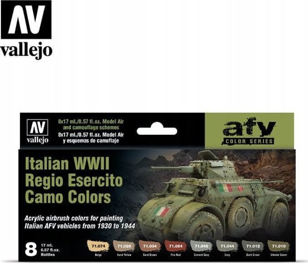 Vallejo Vallejo: AFV - Ιταλικός Β' Παγκοσμίου Πολέμου Regio Esercito Ca 8x17