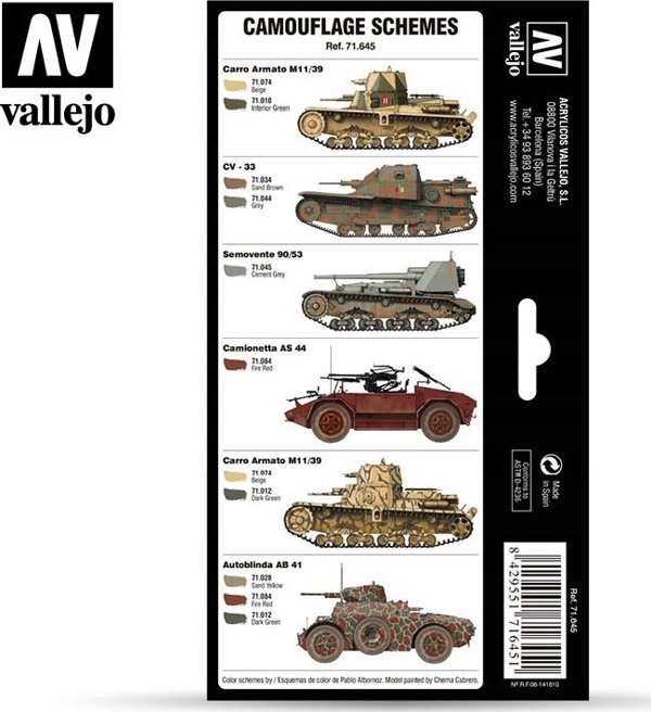 Vallejo Vallejo: AFV - Ιταλικός Β' Παγκοσμίου Πολέμου Regio Esercito Ca 8x17