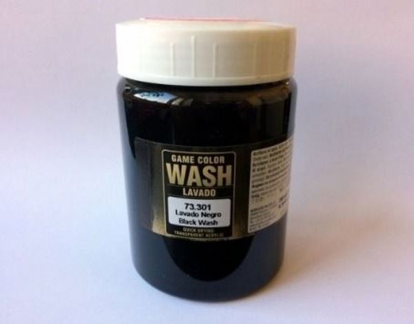 Vallejo Vallejo Game Color Wash Black 73301 καθολικός