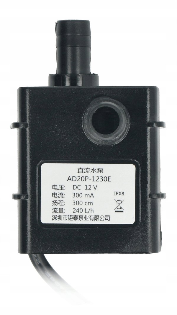Αντλία νερού AD20P-1230E - 12V 240l/h