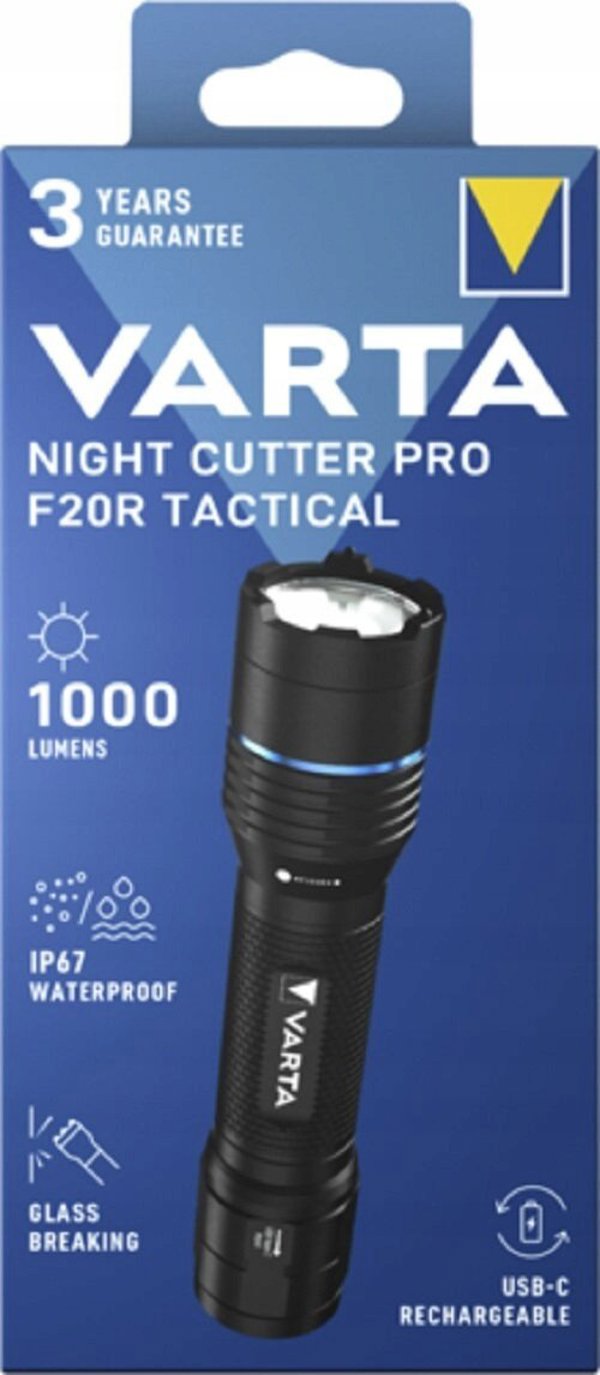 Varta Night Cutter Pro F20R Tactical Flashlight