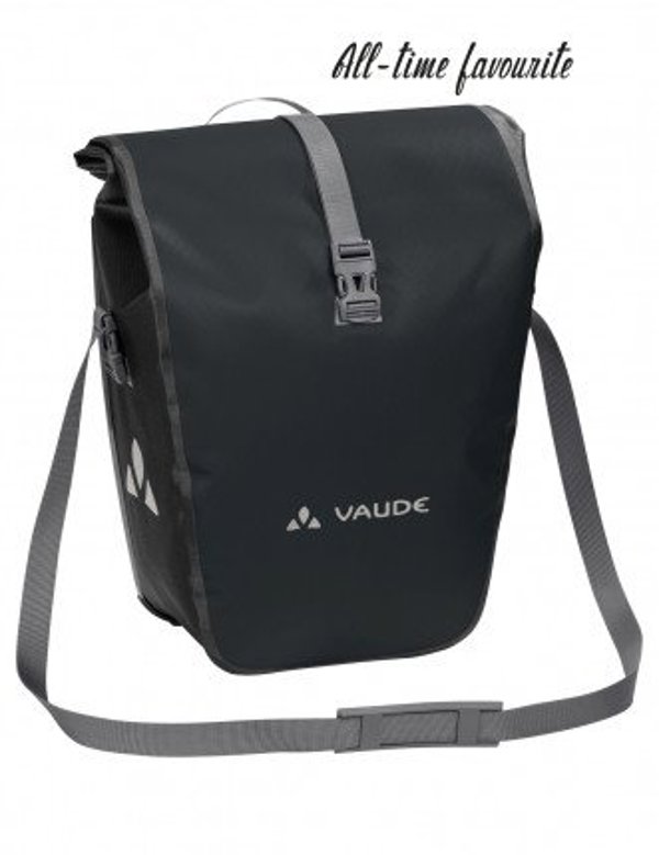 Vaude Aqua Back πλαϊνές τσάντες, μαύρο, ζευγάρι