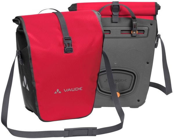 Vaude Aqua Back πλαϊνές τσάντες, κόκκινες, ζευγάρι