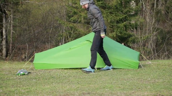 Vaude Lizard Seamless 2-3 σκηνή πεζοπορίας, πράσινο κρέσ