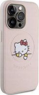 Vega HELLO KITTY PU KITTY ASLEEP LOGO MAGSAFE ΘΗΚΗ ΓΙΑ IPHONE 15 PRO ΡΟΖ>