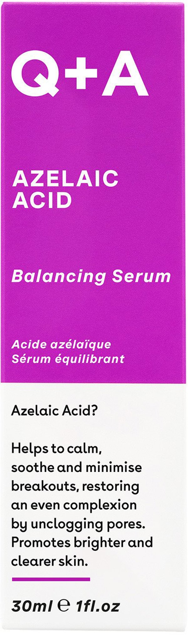 Ορός προσώπου με αζελαϊκό οξύ Q + A, 30ml