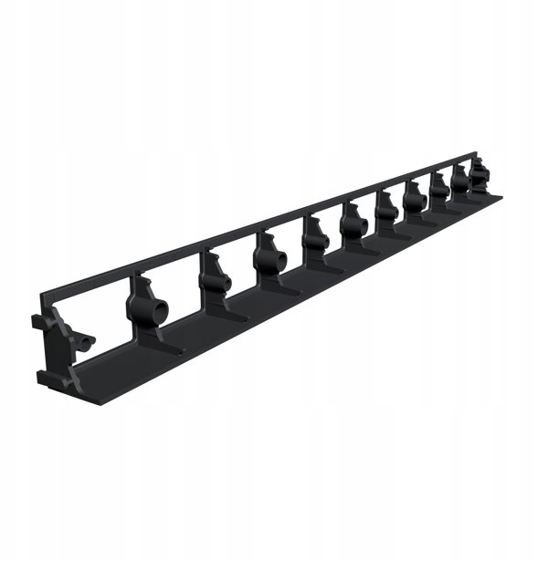 Σετ μπορντούρας γκαζόν 16 τεμαχίων Ekogrid 45x1000mm, μαύρο