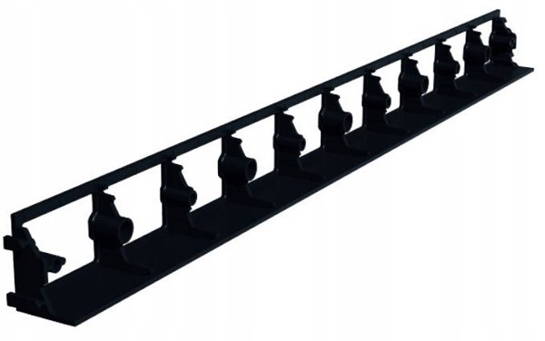 Σετ μπορντούρας γκαζόν 16 τεμαχίων Ekogrid 45x1000mm, μαύρο