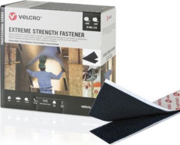 Velcro VELCRO® Extreme Strength Ταινία εγκατάστασης Velcro 5m 50mm breit juodas 13453196 8412355200127