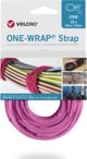 Velcro Ταινία δεσίματος VELCRO One Wrap 20 mm x 150 mm, 25 τεμάχια, ροζ