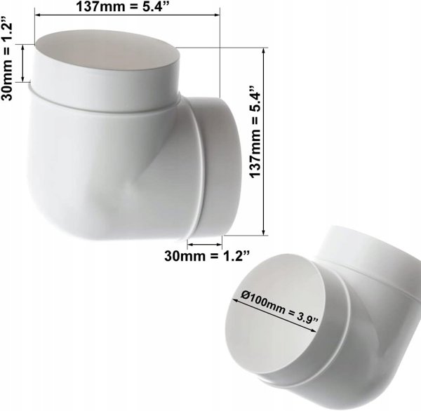 ΑΓΚΩΝΑΣ ΑΓΩΓΟΥ ΑΕΡΙΣΜΟΥ 100MM 90 Europlast