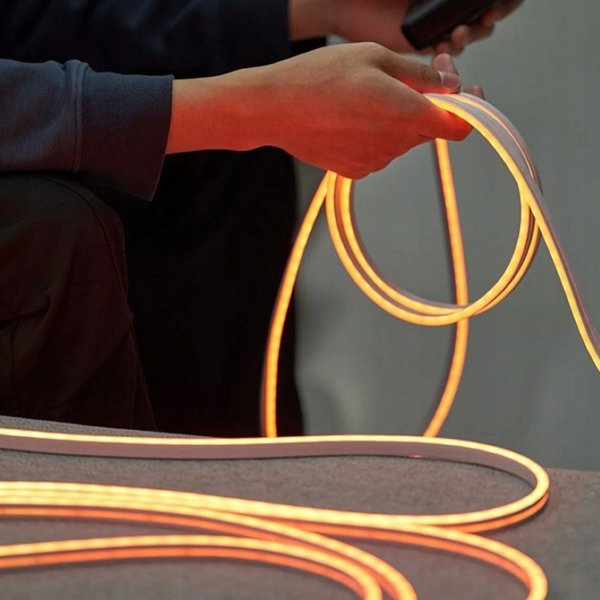 Vention Silicone Neon z pilotem IR i zasilaczem DC 12V 5m