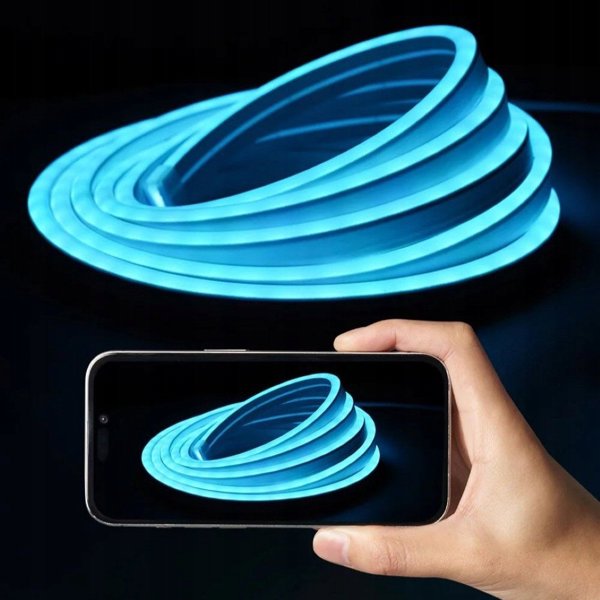 Vention Silicone Neon z pilotem IR i zasilaczem DC 12V 5m