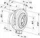 Vents INLINE CENTRIFUGAL FAN VENTS VKMZ 150
