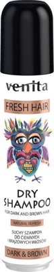Venita Dry Shampoo Για Σκούρα & Καστανά Μαλλιά, 75ml, Για Όγκο Και Φρεσκάδα