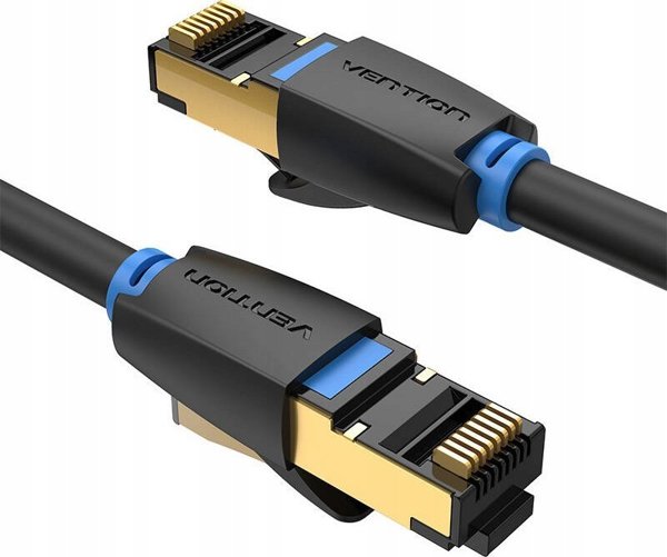Καλώδιο δικτύου Vention κατ.8 SFTP Vention IKABD 0,5m μαύρο