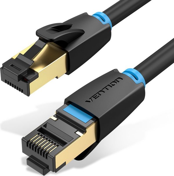 Καλώδιο δικτύου Vention κατ.8 SFTP Vention IKABD 0,5m μαύρο