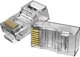Βύσμα RJ45 κατηγορίας 6 UTP Vention IDDR0-100 διαφανές 100 τεμ.