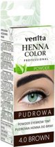 Venita Χρώμα Φρυδιών Σε Σκόνη Henna 4.0 Καφέ 4g