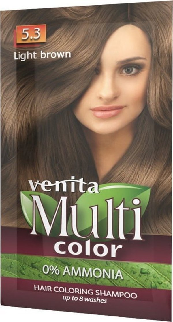 VENITA MultiColor σαμπουάν χρωματισμού 5.3 Ανοιχτό Καφέ 40g