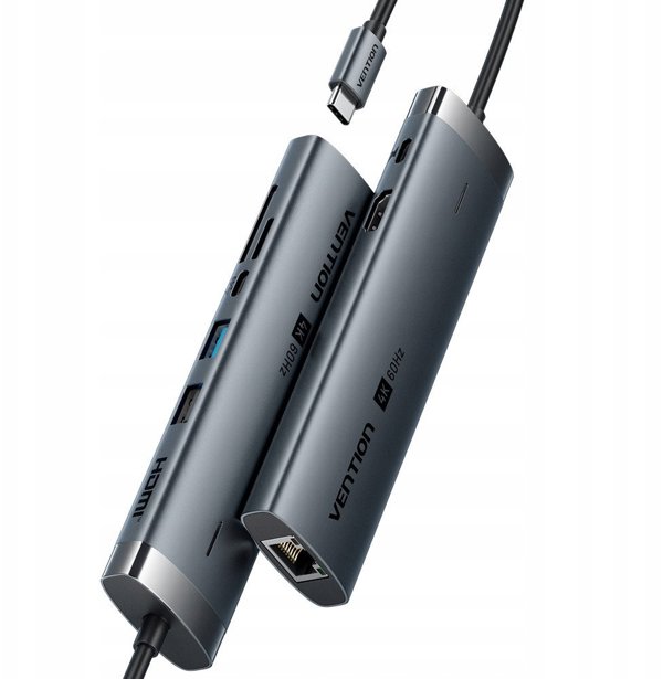 Vention 8in1 USB-C 4K 60Hz 100W PD 0.15m