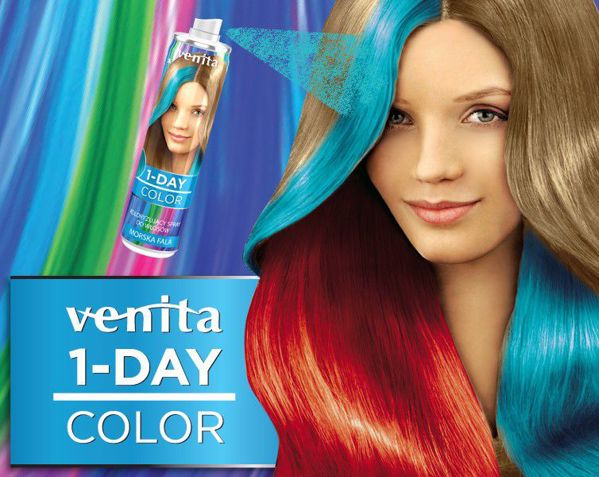 Venita 1-Day χρωματικό σπρέι 3 Ανοιξιάτικο Πράσινο