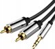 Καλώδιο ήχου Vention BCFBH 2 m 3.5mm TRRS 2 x RCA Μαύρο
